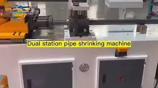 Automatic Double Station Pipe End Forming Machine Tube End Shrinking Machine