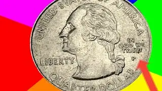The 2000-P (Philadelphia Mint) quarters, part of the U.S. Mint's 50 State Quarters Program