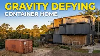 NINJA WARRIOR Gravity-Defying Home Built from 11 Shipping Containers