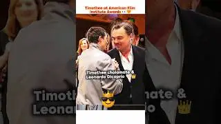 #timotheechalamet With #leonardodicaprio #chaseinfiniti #odessa At AFI Awards 2026. #shorts #fyp