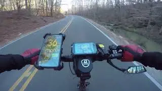 First ride of 2026 Speed Bombing Grants Mill Road on the Reywmer Kullter MAX Stage Two