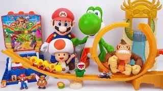 Super Mario Toys Unboxing Review | Hot Wheels Jungle Kingdom Raceway Playset 🚗