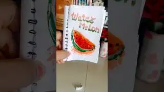How to draw🍉watermelon🍉#shortsvideo#shorts#shortsfeedl#shortsviral#how#howto#howtodraw@saumyachan