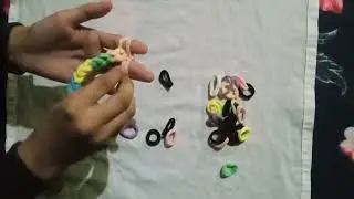 Amazing Rubber Band Bracelet Made by a Creative Girl | Handmade Art Skills&rdquo;