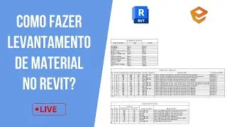 #LIVE 038: LIVE SOBRE QUANTITATIVO NO REVIT!