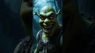 Horror version of the Shrek characters #scary #horror #shrek #shorts #viralshorts #cars