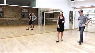 Foxtrott  - Ein- und Ausstieg Rechtsdrehung - erklärt und gezeigt im Detail ohne Musik
