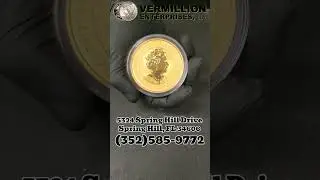 Florida Coin Shop Buys 10oz GOLD COIN! #Shorts #Trending