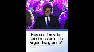 El presidente Javier Milei habl&oacute; tras el contundente triunfo de la Libertad Avanza