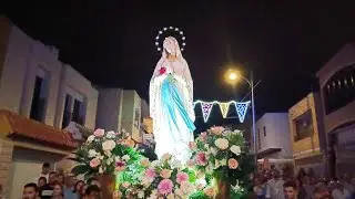 SALIDA PROCESIONAL DE LA VIRGEN DE LOURDES,PATRONA DE LA GLORIA (AGUADULCE), 10-9-23
