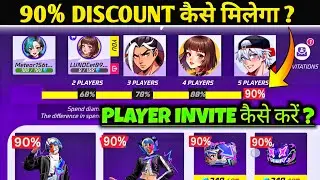 Group Discount Event | Free Fire Group 90% Discount Event | FF Group Discount Event 90%