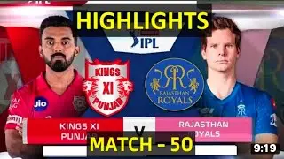 KXIP vs RR 2020 Highlights Match -50 | Kings XI Punjab vs Rajasthan Royals | IPL 2020