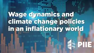 Wage dynamics and climate change policies in an inflationary world