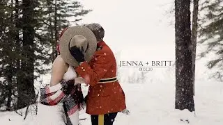 Britt + Jenna Wedding Highlights | Destination Wedding | Jasper, Alberta