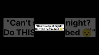 Can&rsquo;t Sleep at Night? Do THIS Before Bed 😴 | Yoga for Deep Sleep