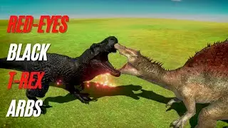 RED-EYES BLACK T-REX vs DEATH CLIMB - Animal Revolt Battle Simulator