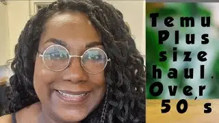 Temu Plus Size Haul. Over 50's