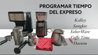 COMO PROGRAMAR ⏱️ EN CAFETERA KALLEY, SANGKEE, FABER WARE, COFFE TIME, DAEWOO