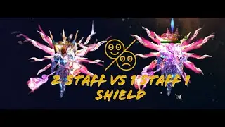 MUONLINE COMPARANDO EMGS 2 STAFF VS 1 STAFF CON ESCUDO :O