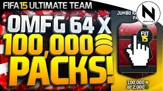 MASSIVE 64 x 100K PACK OPENING!! - FIFA 15 Ultimate Team
