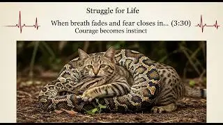 Mother Cat vs Giant Python  A Fight for Her Baby  Life in the Wild