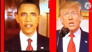 Donald Trump vs Obama/Giphy/ music Kinemaster/ like share subscribe 