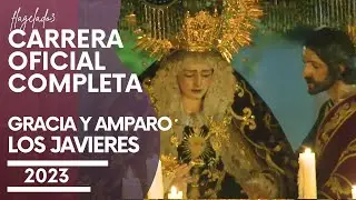 Gracia y Amparo (Javieres) en Carrera Oficial 2023, Martes Santo Sevilla