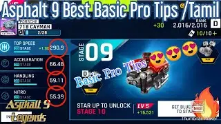 Asphalt 9 Best Basic Pro Tips /Tamil