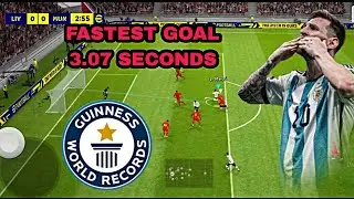 MESSI WORLD RECORD - FASTEST GOAL IN EFOOTBALL 2023 🥶🇦🇷