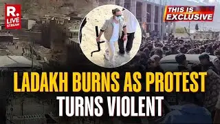 This Is Exclusive LIVE: Massive Protest Erupts In Leh Ladakh, BJP Claims Cong Instigation