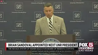Former Gov. Brian Sandoval named UNR President