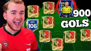 Montei a SELEÇÃO de PORTUGAL - CR7 900 GOLS no FC MOBILE