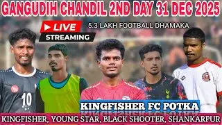 Live Kingfisher fc, black shutter, young Star,at gangudih Chandil