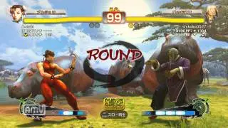 A-coin [Chun-Li] vs shikoku0527 [Gen] SSF4 AE Japanese Online Ranked Matches