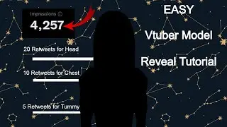 FREE AND EASY VTUBER REVEAL TWEET TUTORIAL