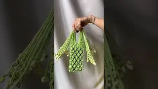 Macram&eacute; mobile bag ❣️#explore #gift #viral #wedding #shopping #love