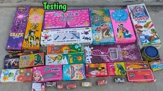 New And Unique Crackers Testing || Indian popular Crackers || Testing Some New Crackers || #diwali