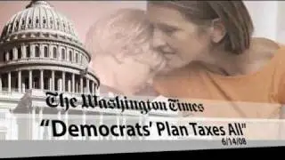 Who is Senator Obama? He claims to be a tax cutter,but voted 94 times to raise taxes!.flv