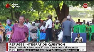 Tens of elderly residents benefit from a food distribution campaign in Lamu