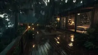 Silent Forest Night Rain | Natural Sounds for Deep Sleep