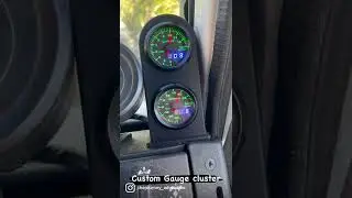 Custom gauge cluster