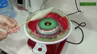 EVDE PAMUK ŞEKERİ YAPTIK (COTTON CANDY)