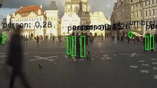 YOLO DARKNET CPU people detection example in opencv 4