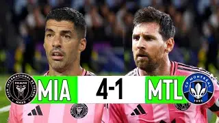 Messi Crazy 2 Goals | Inter Miami vs Montreal ( 4-1 ) | Extended Highlights & Goals 