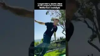 Skater boy nostalgia Tony Hawk Avril Lavigne Legendary skate clips 22 #skateboarding #skater #shorts