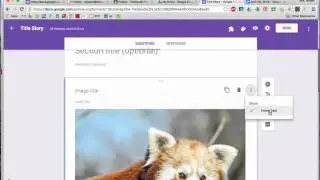 Create a google form for Twistaplot