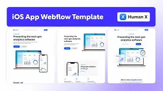 App Website Template | Human X - BRIX Templates