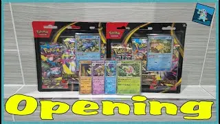 Открываем 3 блистера Pok&eacute;mon Mega Evolution Triple Pack и проводим предварительные акции!