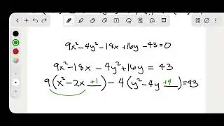 PreCal11 - Hyperbola - General to Standard form