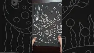 Scratch Art Drawing Unwrapping 🤩 #shorts #youtubeshorts #drawing #art #unwrapping #scratching